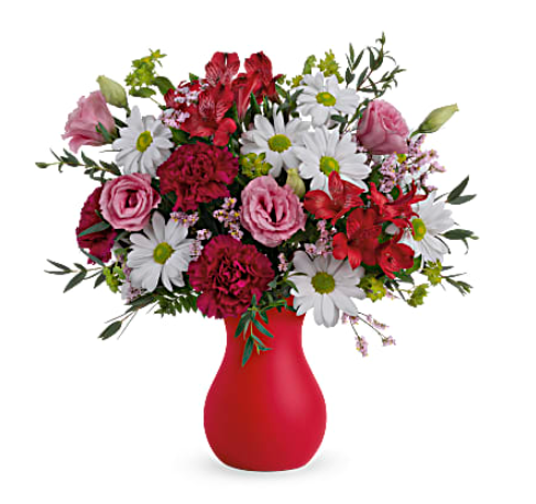 Kissed With Crimson Bouquet