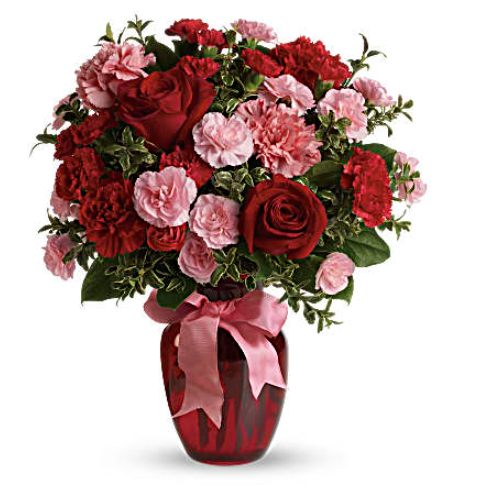 Dance with Me Bouquet with Red Roses