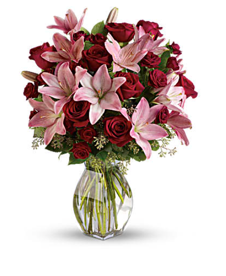 Lavish Love Bouquet with Long Stemmed Red Roses