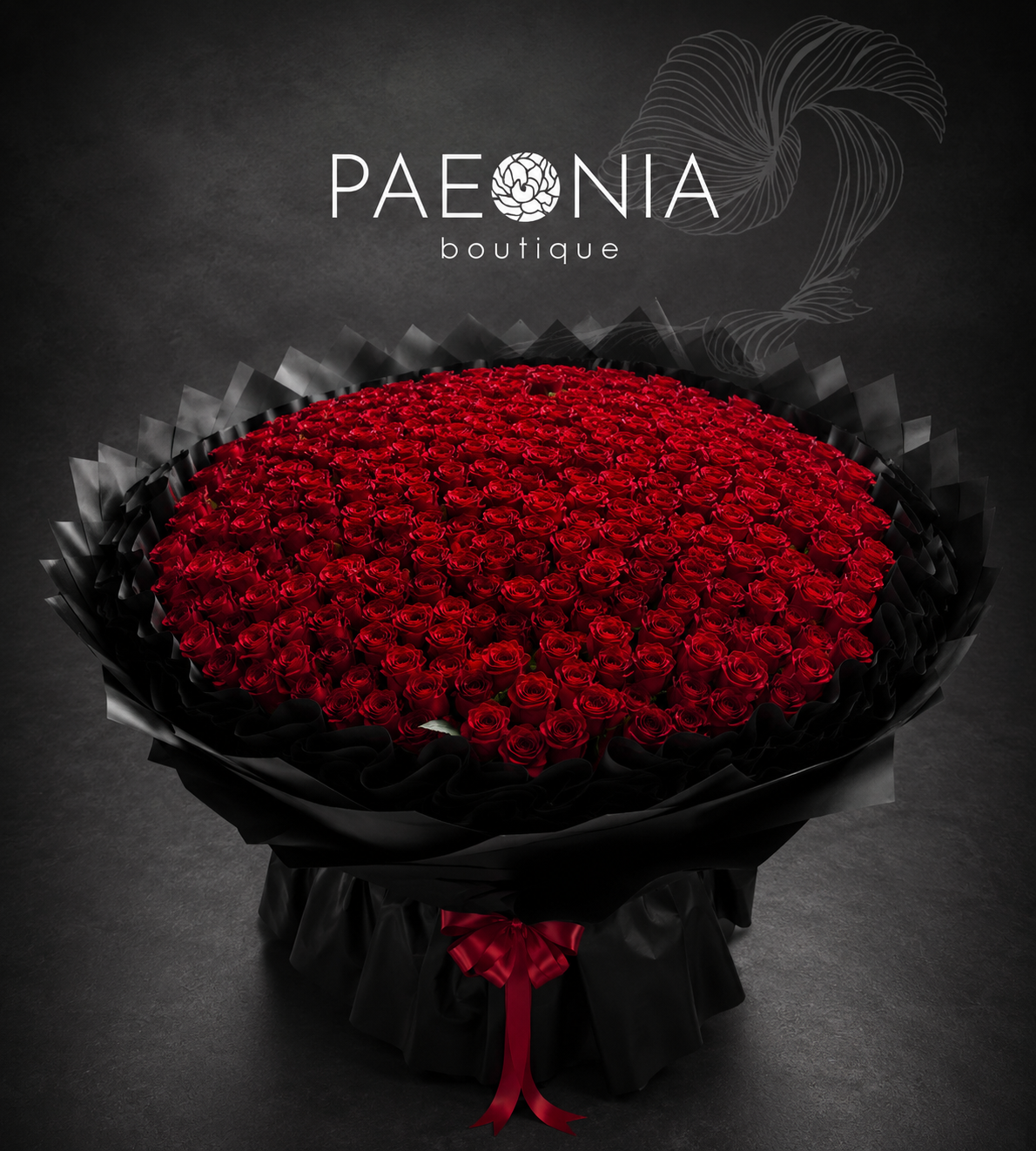 Red Roses Bouquet - 300-1000st