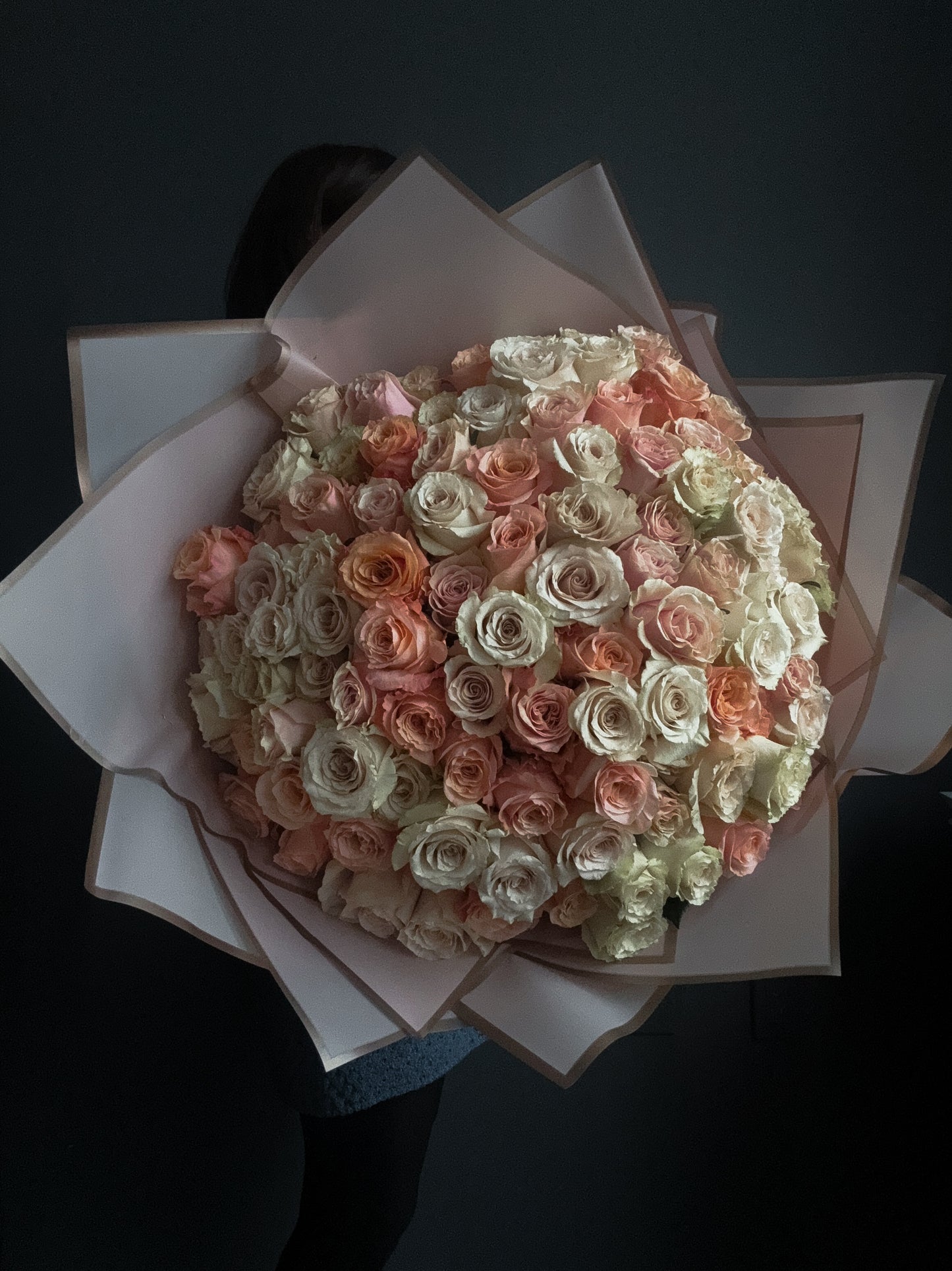 101 Pastel Roses, 50-60sm