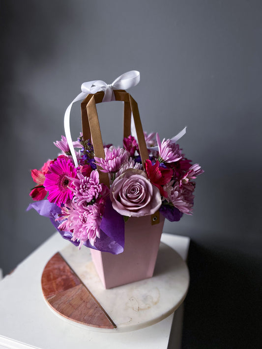 Flower Bag - Purple