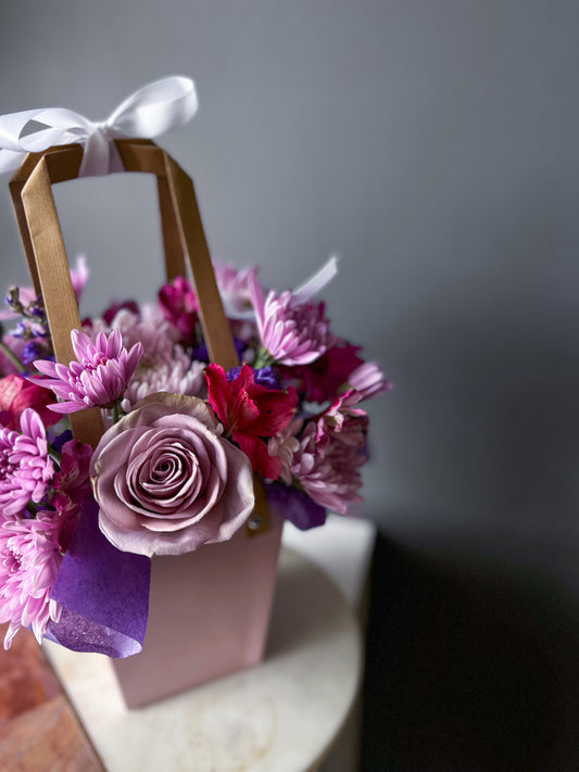 Flower Bag - Purple