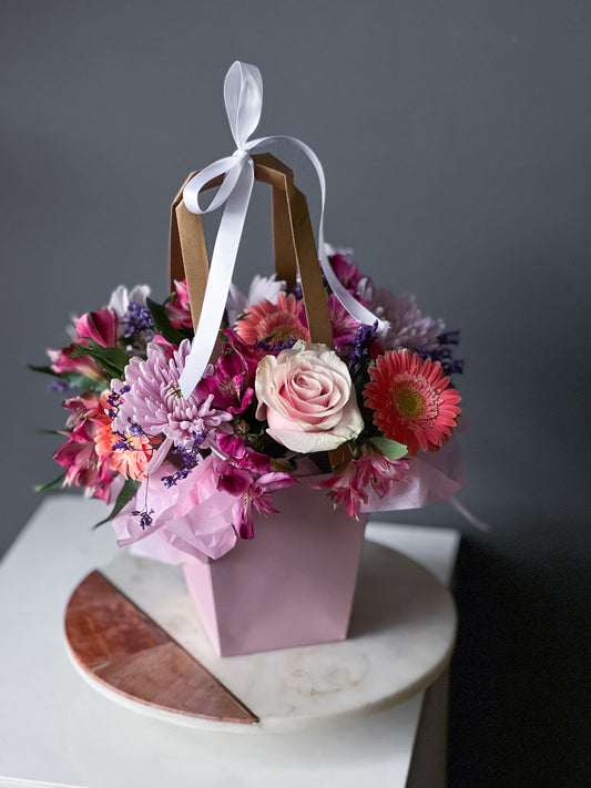Flower Bag - Pink