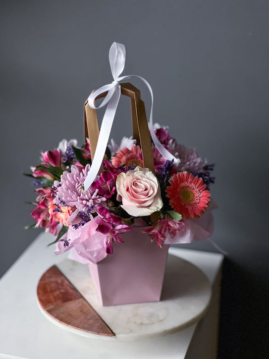 Flower Bag - Pink
