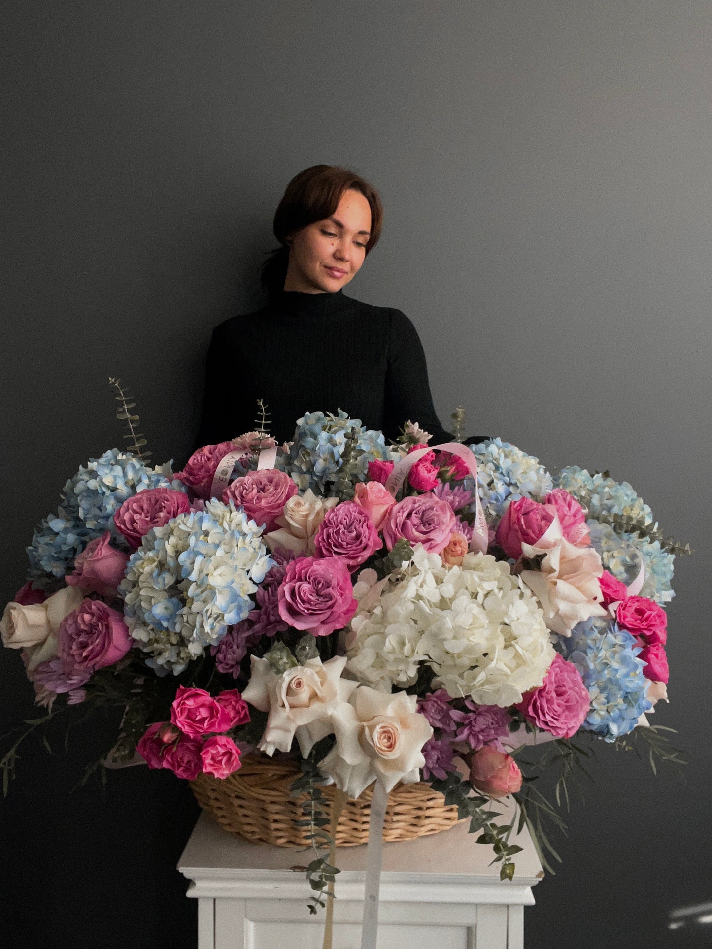 Tender hydrangeas, roses mix