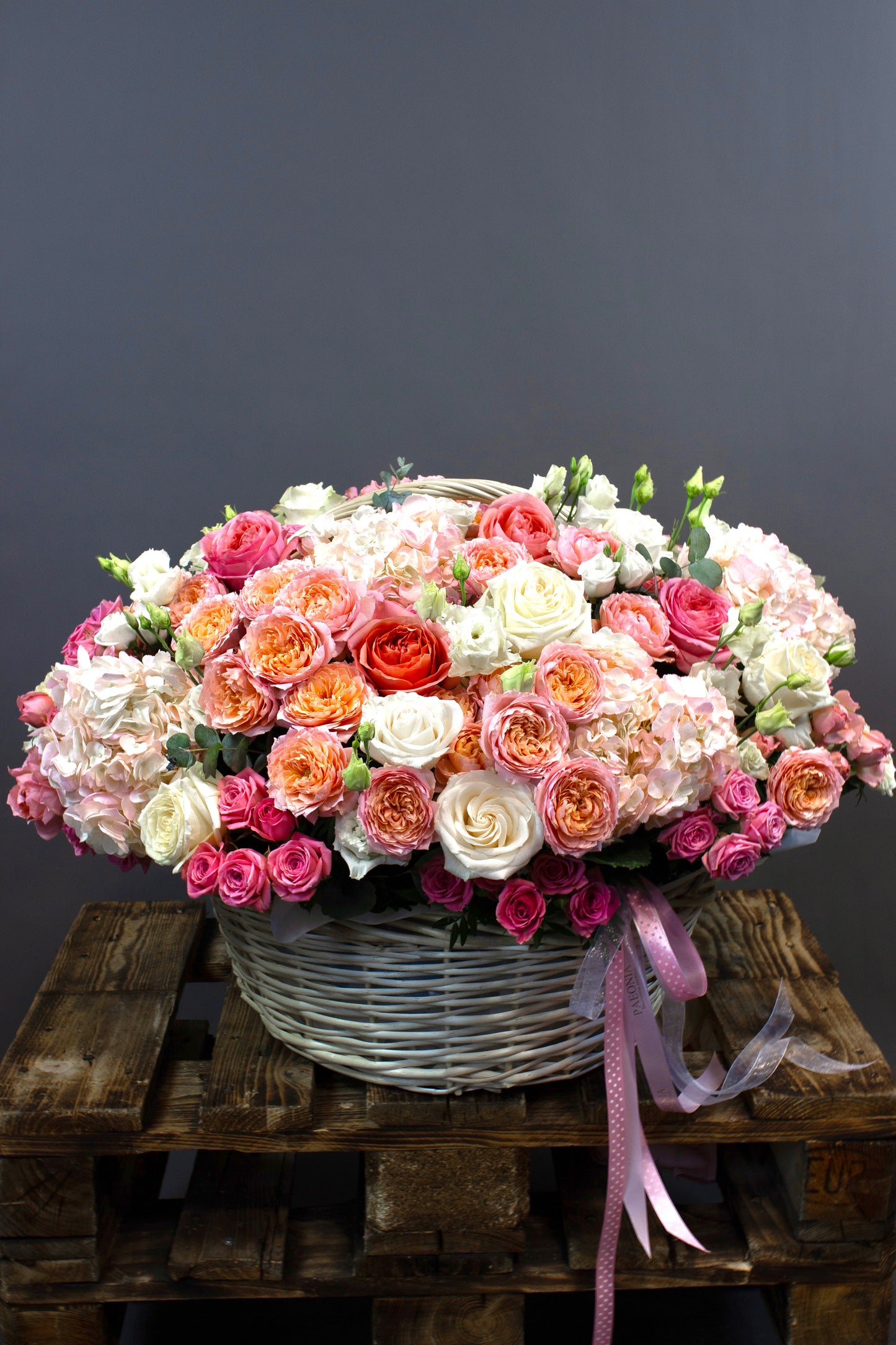 Peony Basket