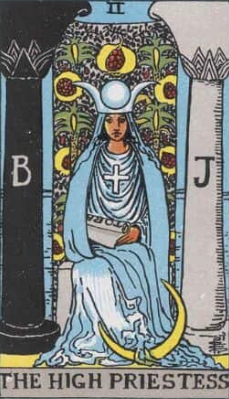 2.THE HIGH PRIESTESS