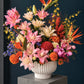 Louis Vuitton Inspired Floral Arrangement - bird of paradise, lilies, orchid, ilex