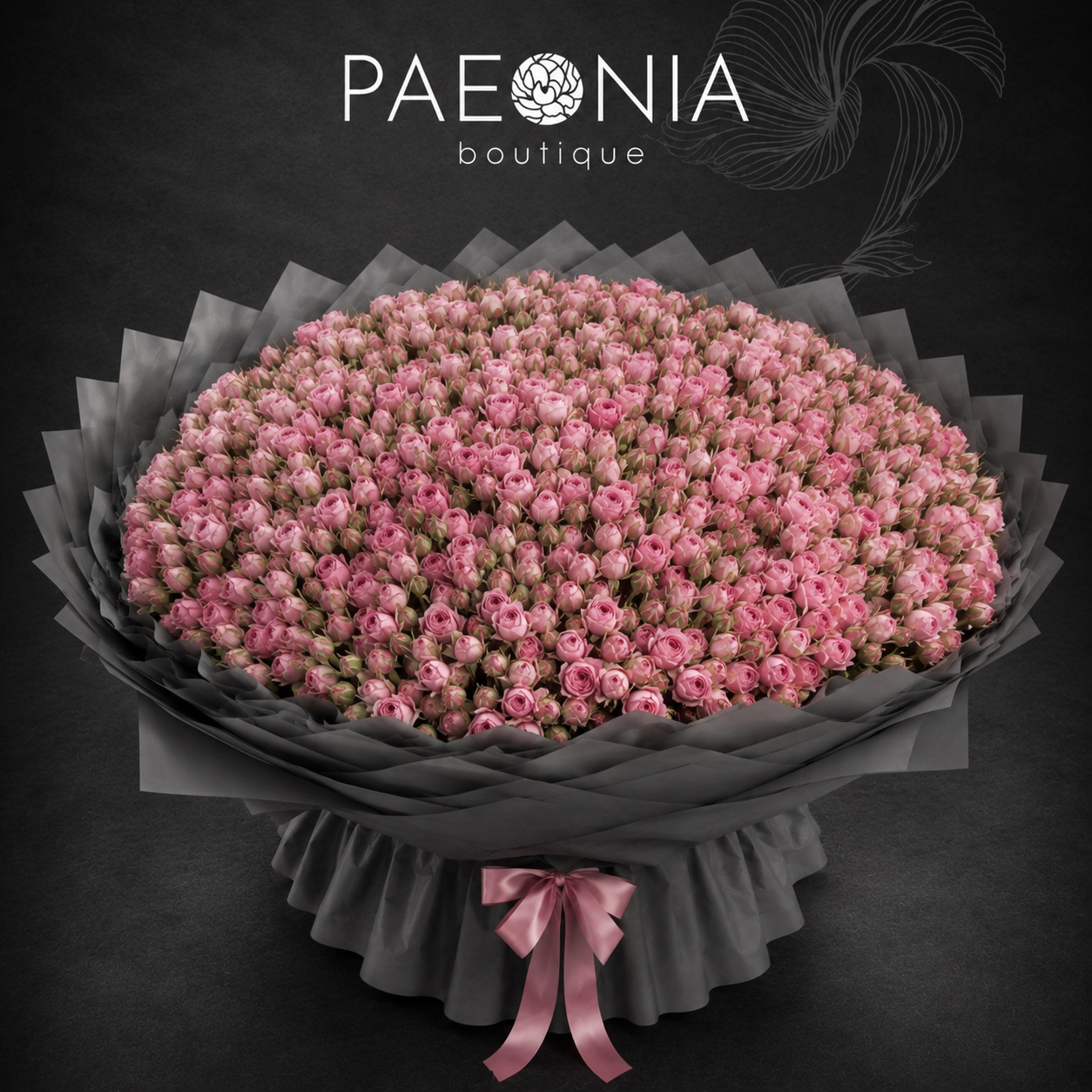 First Date Spray Roses Bouquet - 300-1000st