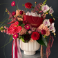 Cartier Inspired Floral Arrangement - anthurium, orchid, dahlia, gerbera