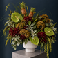 Gucci Inspired Floral Arrangement - carnation, pineapple, anthurium, celosia
