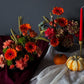 Thanksgiving Arrangements 2pcs Orange