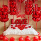 Red Heart Foil Balloon 18" + Helium