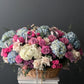 Tender hydrangeas, roses mix