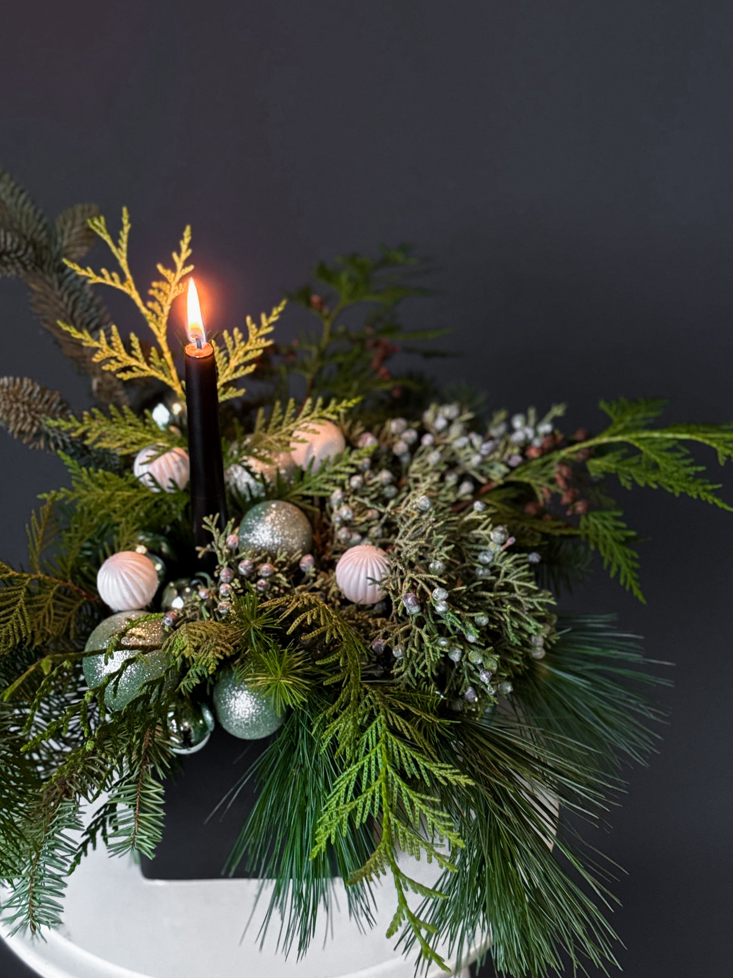 #4 Mini Holiday Box with Candle – Frosted Edition