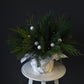 #5 Marble Holiday Arrangement – Black & White Mood