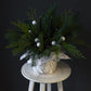 #5 Marble Holiday Arrangement – Black & White Mood