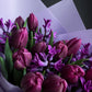 20 Lavender Double Tulips + Hyacinths