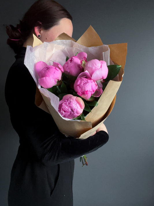 Peonies Pink 5st